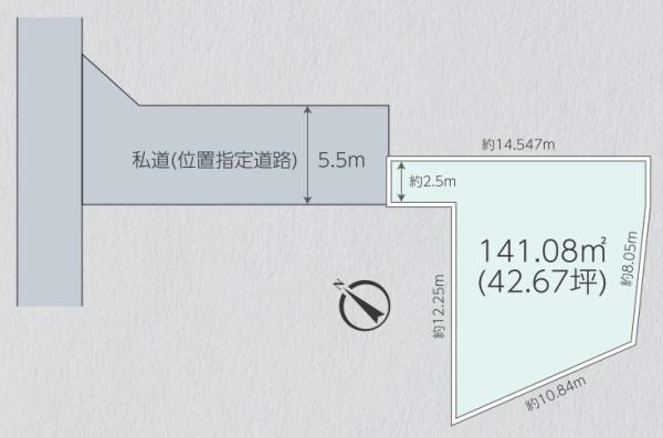 横浜市鶴見区上末吉4丁目　建築条件無し売地