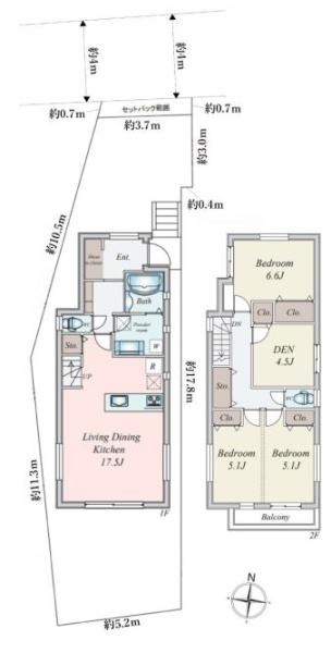 新築戸建　港北区仲手原2丁目　3号棟