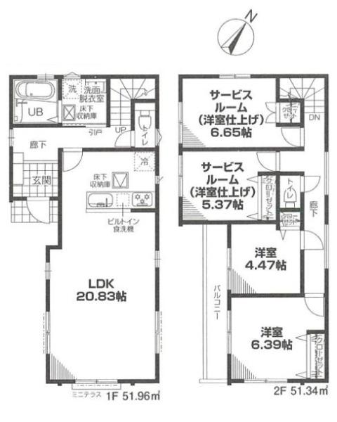 新築戸建　神奈川区中丸017③　2号棟