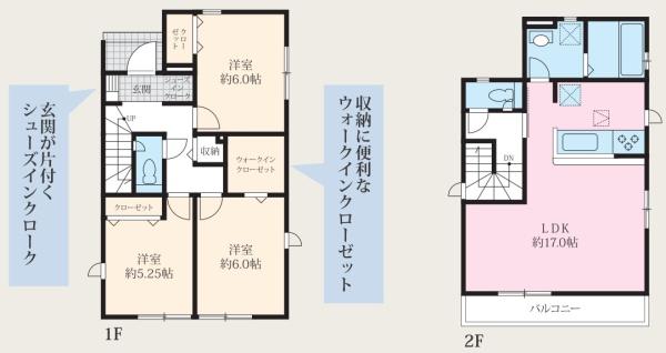 横浜市旭区南希望が丘3期　新築分譲住宅全3棟　1号棟