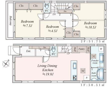 新築戸建　横浜市保土ケ谷区常盤台　1号棟