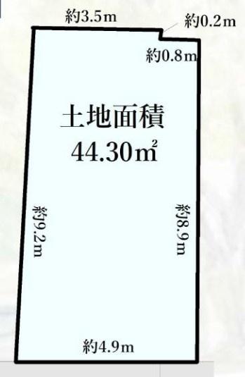 横浜市中区麦田町4丁目　建築条件無し売地