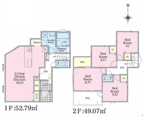 新築戸建　横浜市緑区寺山町　17号棟
