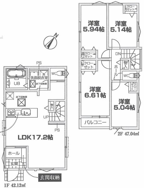 横浜市神奈川区羽沢南318④　新築分譲住宅全4棟　№３