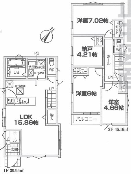 横浜市神奈川区羽沢南318④　新築分譲住宅全4棟　№4