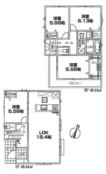 新築戸建　横浜市南区別所中里台007②　1号棟