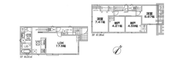 新築戸建　横浜市戸塚区戸塚町01491③　1号棟
