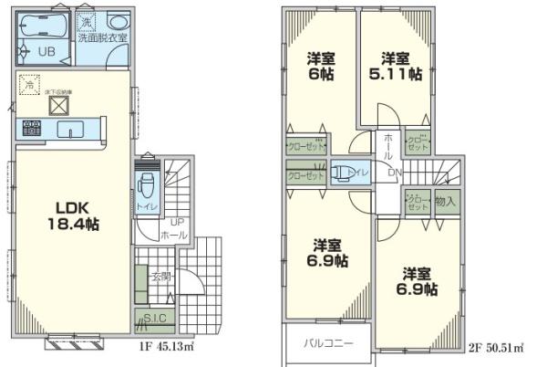 新築戸建　横浜市鶴見区東寺尾218①