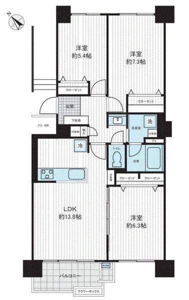 若葉台団地１－１号棟