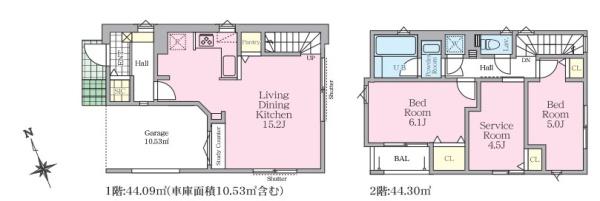新築戸建　阿久和東２丁目Ⅱ　１号棟