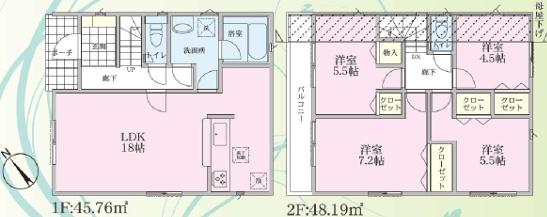 新築戸建　横浜市旭区南希望が丘　2号棟