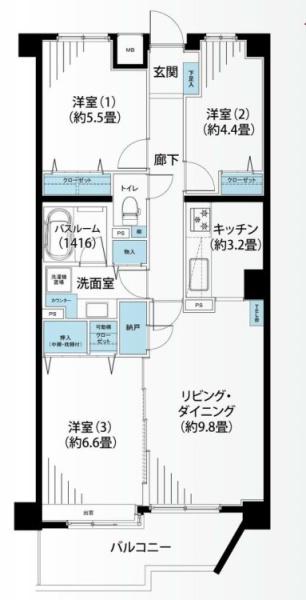 エクレール第２妙蓮寺
