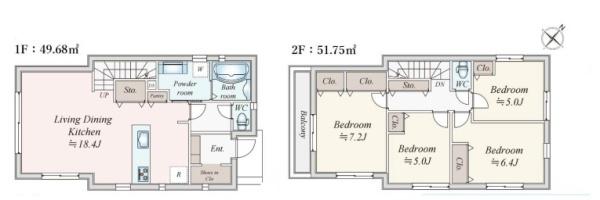 新築戸建　保土ヶ谷区仏向町　2号棟