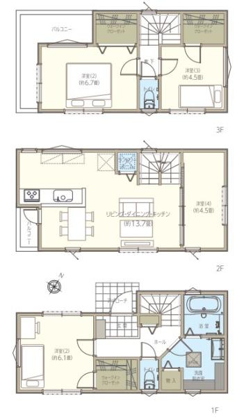 新築戸建　保土ヶ谷区常磐台　C号棟