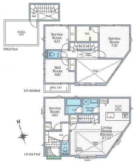 新築戸建　横浜市神奈川区西寺尾3丁目　2号棟