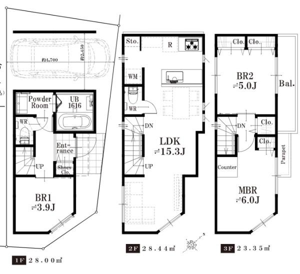 新築戸建　ステージ馬場13　B号棟