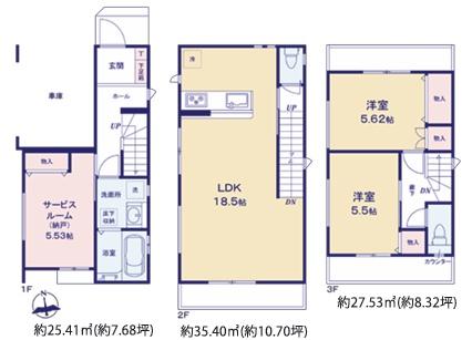 新築戸建　横浜市保土ヶ谷区常盤台　2号棟
