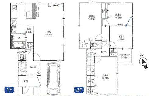 新築戸建　横浜市保土ヶ谷区今井町　1号棟