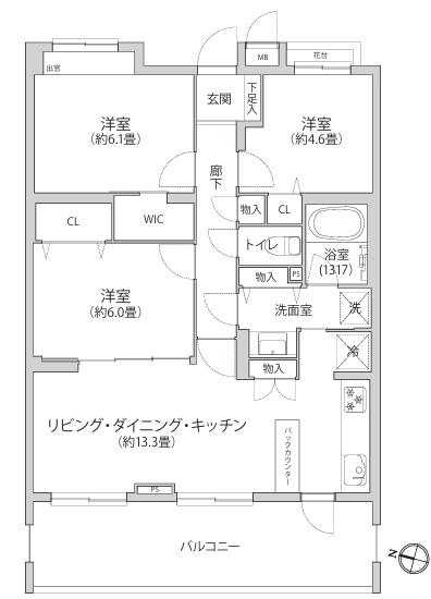 藤和ライブタウン中山２号棟