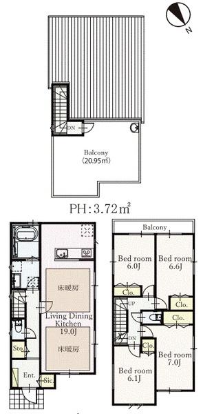 新築戸建　横浜市保土ヶ谷区和田2丁目　2号棟