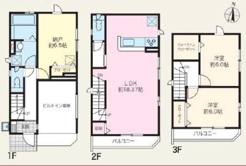 新築戸建　横浜市桜ケ丘　1号棟