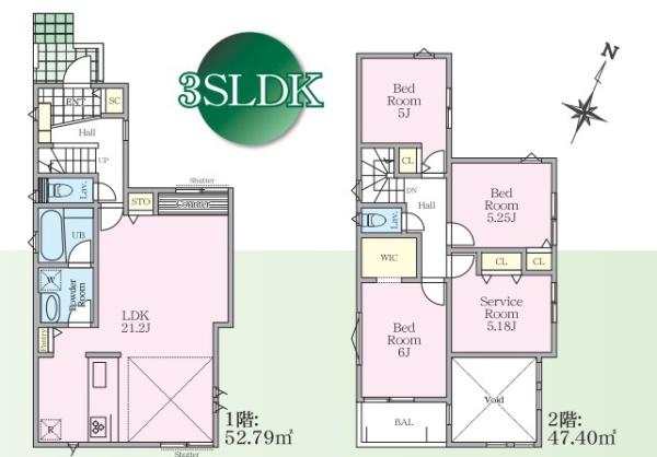 新築戸建　富岡西４丁目　2号棟
