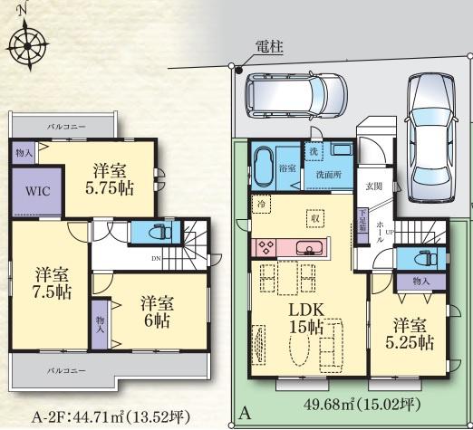 新築戸建　港北区下田町３丁目　A号棟