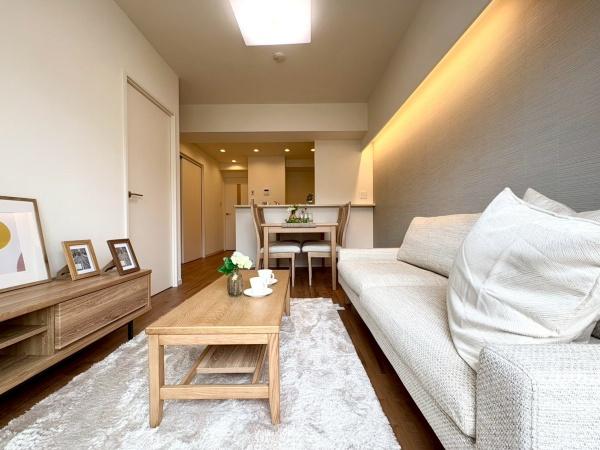 東神奈川グリーンマンション(リビング)