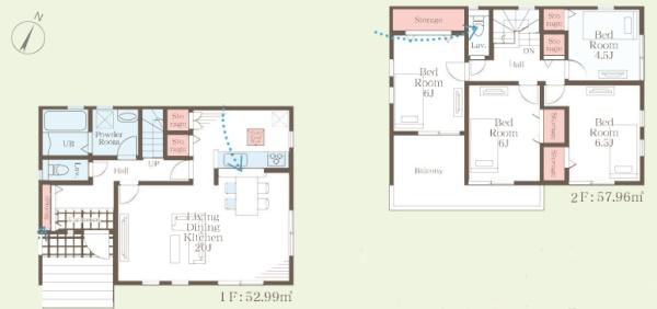 新築戸建　旭区市沢町　１号棟