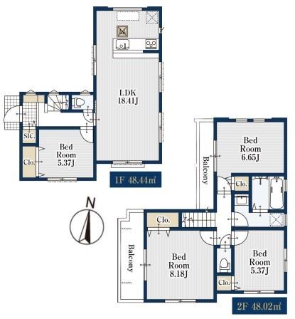 新築戸建　保土ヶ谷区法泉208①