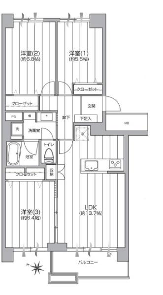 若葉台団地２－１７号棟
