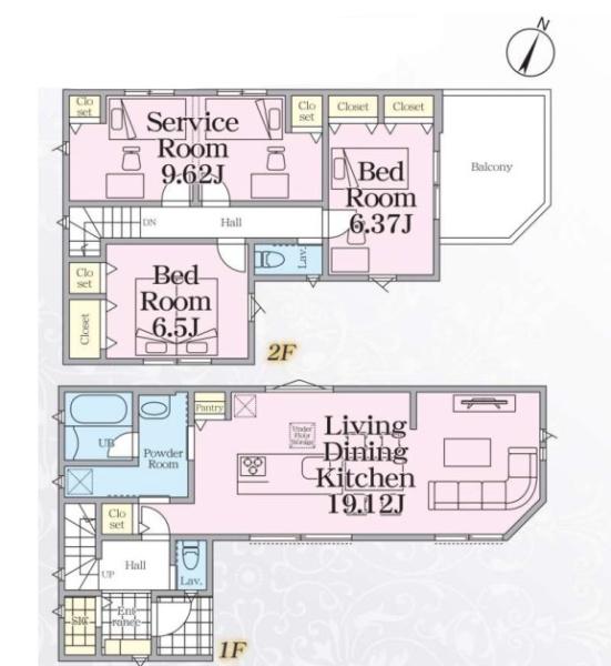 新築戸建　鶴見区北寺尾７丁目　１９号棟