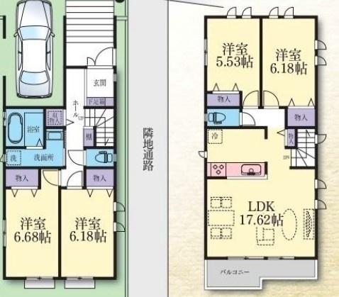新築戸建　戸塚区名瀬町554番　２号棟