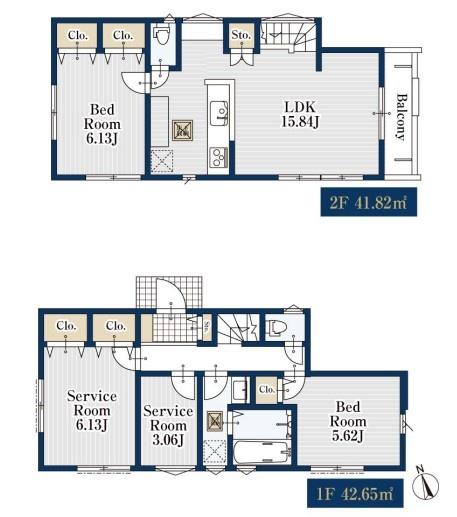新築戸建　南区中里444②　２号棟