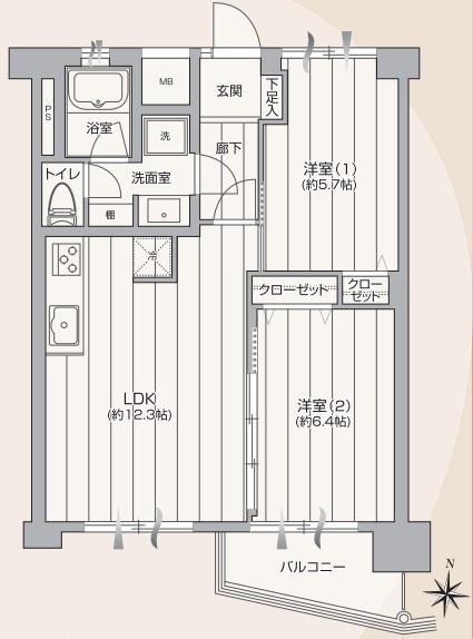 東急ドエル江田ビレジB棟