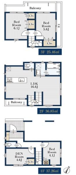 新築戸建　磯子区原町008③　２号棟