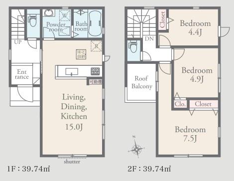 新築戸建　旭区金が谷２丁目　２号棟