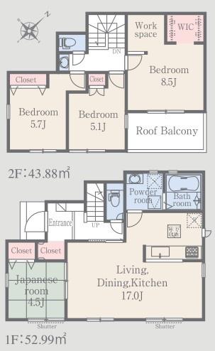 新築戸建　泉区下和泉３丁目　１号棟