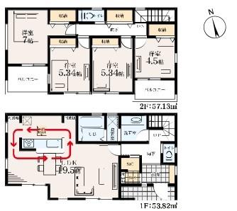 新築戸建　瀬谷区宮沢２丁目　２号棟