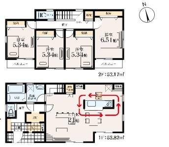 新築戸建　瀬谷区宮沢２丁目　３号棟