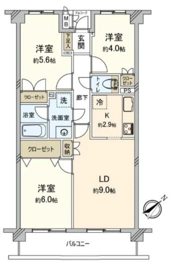 藤和ライブタウン横浜神大寺Ｂウイング