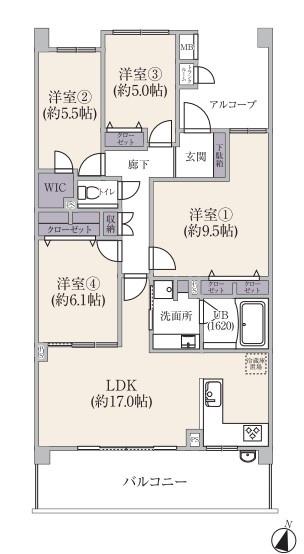 ビューリッシュ港北ニュータウンアジュリーヌ棟