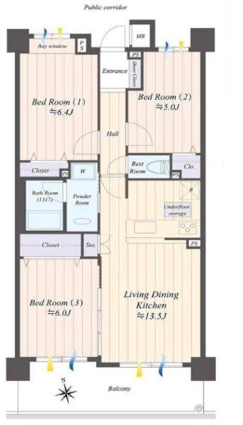 コスモ三ツ沢ガーデン山