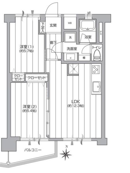 東急ドエル荏田ビレジB棟