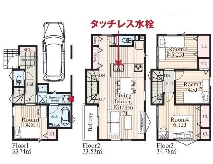 新築戸建　保土ヶ谷区川島町Ⅲ　３号棟