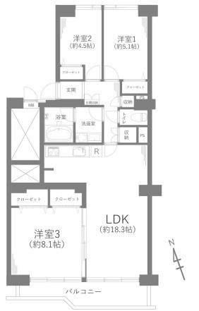日吉第弐ハイムＢ棟