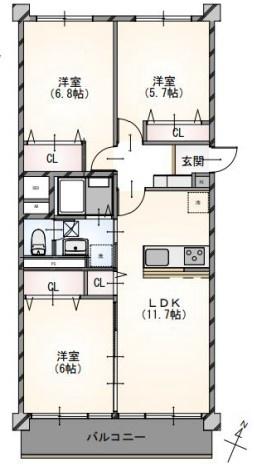 県ドリームハイツ１７号棟
