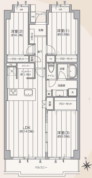 鴨居第一ハイツウエストヒル