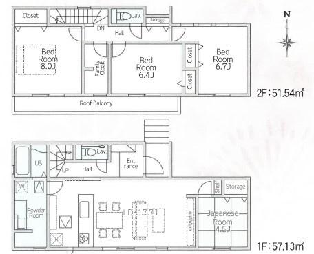 新築戸建　栄区庄戸３丁目