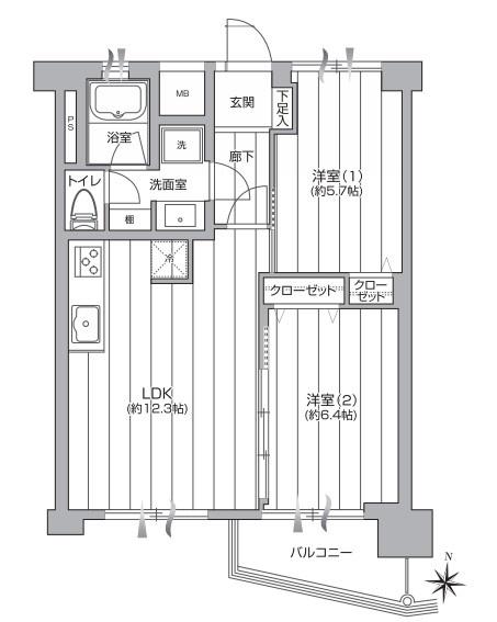 東急ドエル江田ビレジB棟